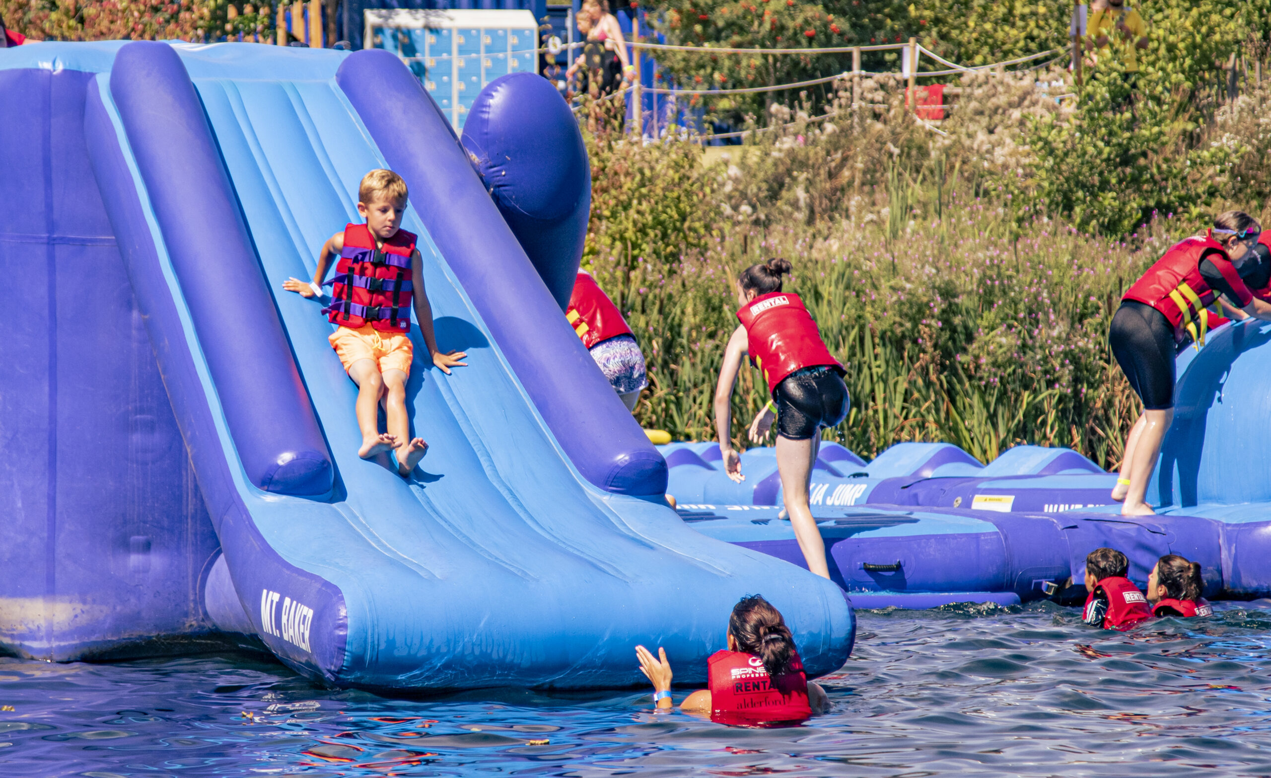 Alderford Lake's Aqua Park is open for summer - Visit Shropshire