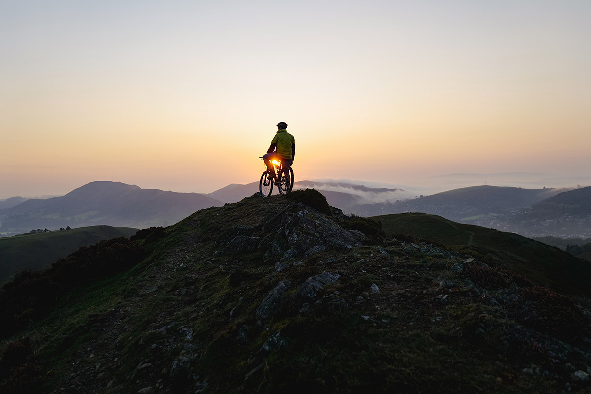 Cyclist on Shropshire hills | Visit Shropshire